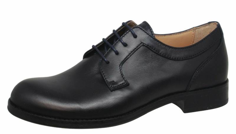 Ocra Ocra 150V klassische Leder Schnürschuhe Halbschuhe Blau Jungen Schnürschuh von Ocra
