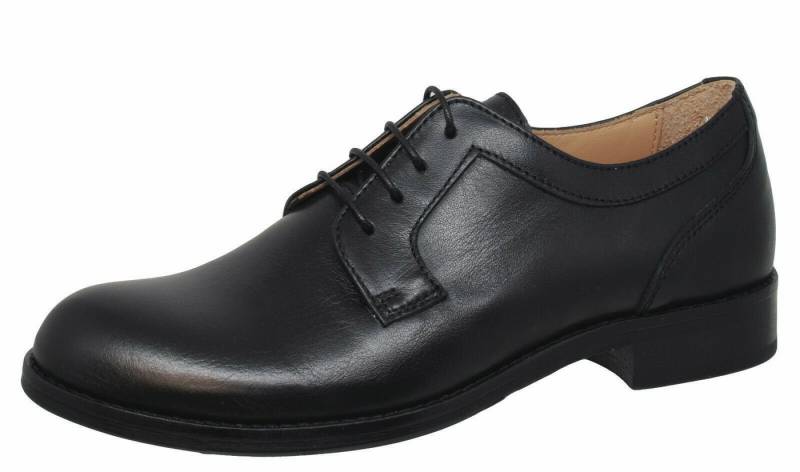 Ocra Ocra 150V klassische Leder Schnürschuhe Halbschuhe Schwarz Jungen Schnürschuh von Ocra
