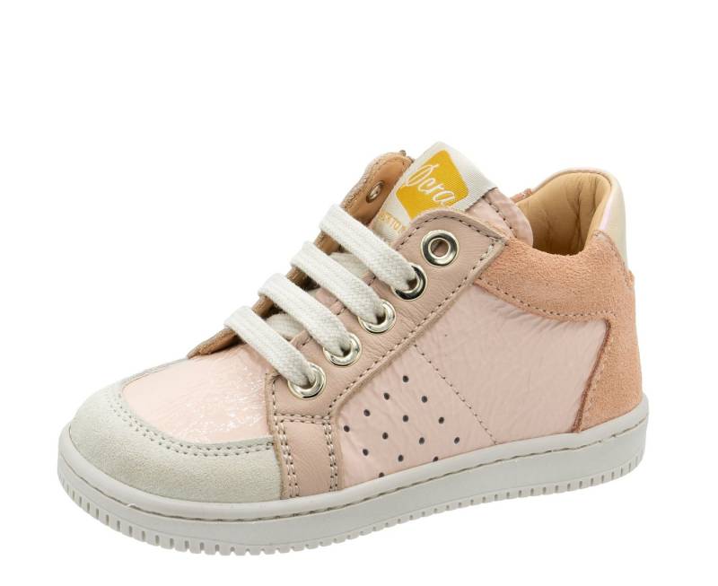 Ocra Ocra Lauflernschuhe Schuhe Mädchen D076 pflanz. geg. Leder Rosa Schnürschuh von Ocra