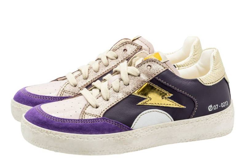 Ocra Ocra Sneaker Schuhe Mädchen pflanz. geg. Leder D402 violett Sneaker von Ocra