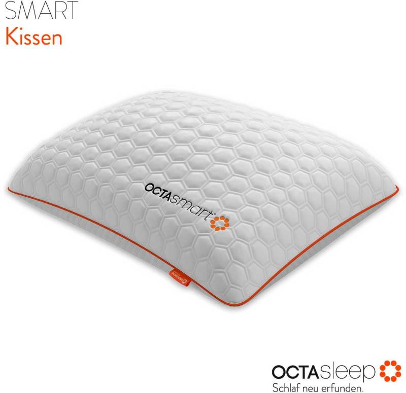 OCTAsleep Nackenstützkissen "Octasleep Smart Pillow" Füllung: 100% Polyester 1 Stk. tlg. Kopfkissen atmungsaktiv von Octasleep