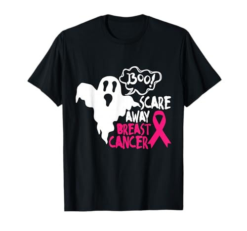 Halloween Boo Scare Away Brustkrebs-Bewusstsein Frauen T-Shirt Halloween Boo Scare Away Brustkrebs-Bewusstsein Frauen T-Shirt von October Halloween Breast Cancer Awareness Month