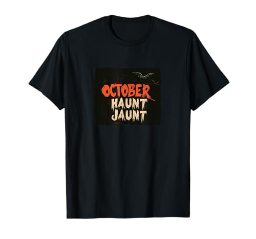 Lustiges Oktober Haunt Jaunt Kostüm für Jungen und Mädchen T-Shirt Lustiges Oktober Haunt Jaunt Kostüm für Jungen und Mädchen T-Shirt von October Haunt Jaunt Outfit