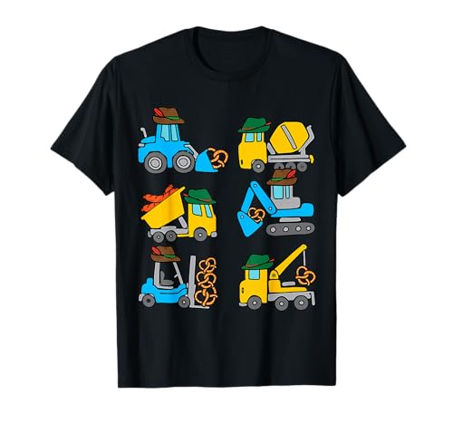 Oktoberfest Baufahrzeuge Deutsch Kleinkind Jungen Kinder T-Shirt Oktoberfest Baufahrzeuge Deutsch Kleinkind Jungen Kinder T-Shirt von Octoberfest Costumes Kids Women Men