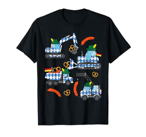 Oktoberfest Baufahrzeuge Deutsch Kleinkind Jungen Kinder T-Shirt Oktoberfest Baufahrzeuge Deutsch Kleinkind Jungen Kinder T-Shirt von Octoberfest Costumes Kids Women Men