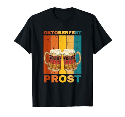 Retro Oktoberfest Prost deutsch trinkbier Herren Damen T-Shirt Retro Oktoberfest Prost deutsch trinkbier Herren Damen T-Shirt von Octoberfest Prost German vintage Y'all Drink Beer
