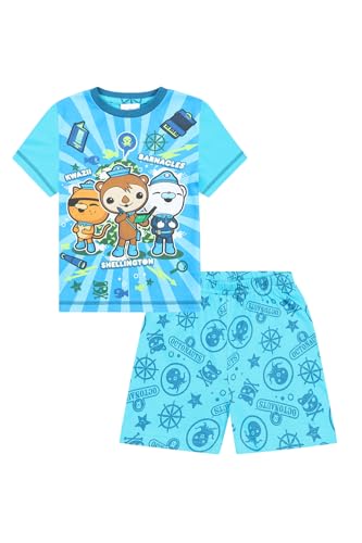 Octonauts Kwazii Shellington Barnacles Schlafanzug für Jungen, kurz, blau, 4-5 Years von Octonauts