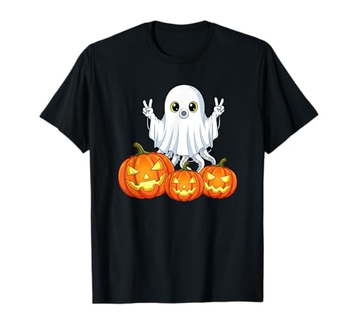 Lustiger Oktopus Geist Kürbis Boo Halloween Kinder Herren Damen T-Shirt Lustiger Oktopus Geist Kürbis Boo Halloween Kinder Herren Damen T-Shirt von Octopus Lovers Halloween Ghost Pumpkin Outfits