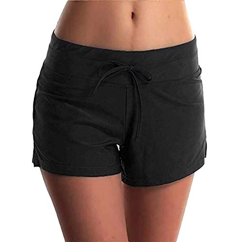 Octopus Damen Hotpants Badeshorts Schwimmhose Schwimmshorts Bikini Bade Unterteil f5605 Farbe: Hotpants Schwarz HP9(sw), Gr. 3XL von Octopus