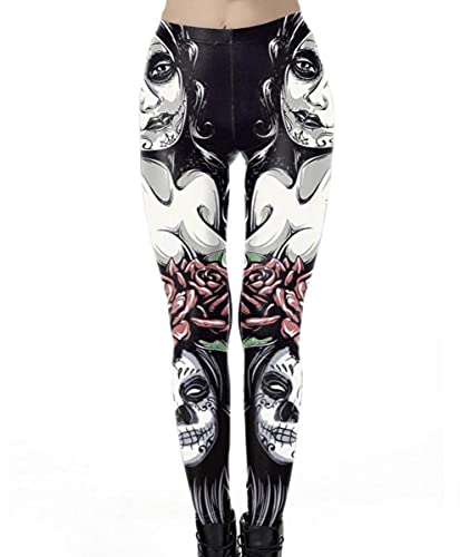 Ocultica Muerta Roses Leggings Frauen Leggings Multicolor XXL von Ocultica