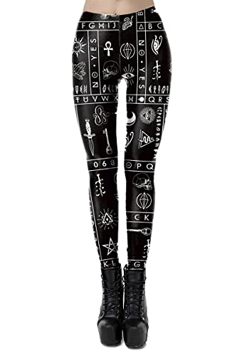 Ocultica Occult Symbol Leggings Frauen Leggings schwarz S 88% Polyester, 12% Elasthan Gothic, Rockwear von Ocultica