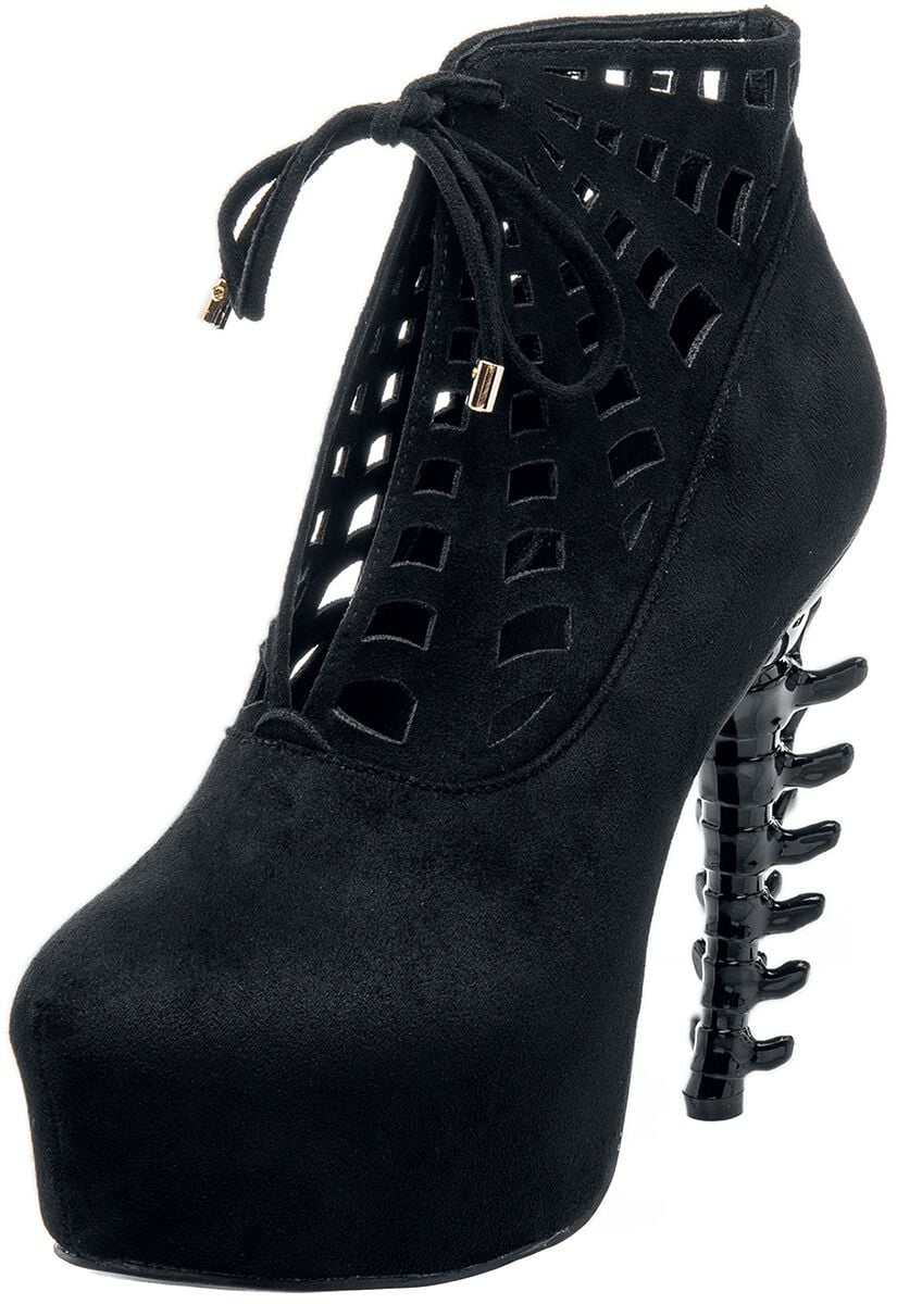 Ocultica - Rockabilly High Heel - Gothic Pumps - EU37 bis EU41 - für Damen - Größe EU40 - schwarz von Ocultica