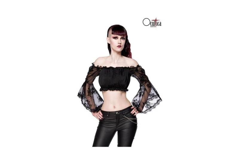 Ocultica Shirttop Ocultica - Gothic-Top - (L,M,S,XL,XS) von Ocultica