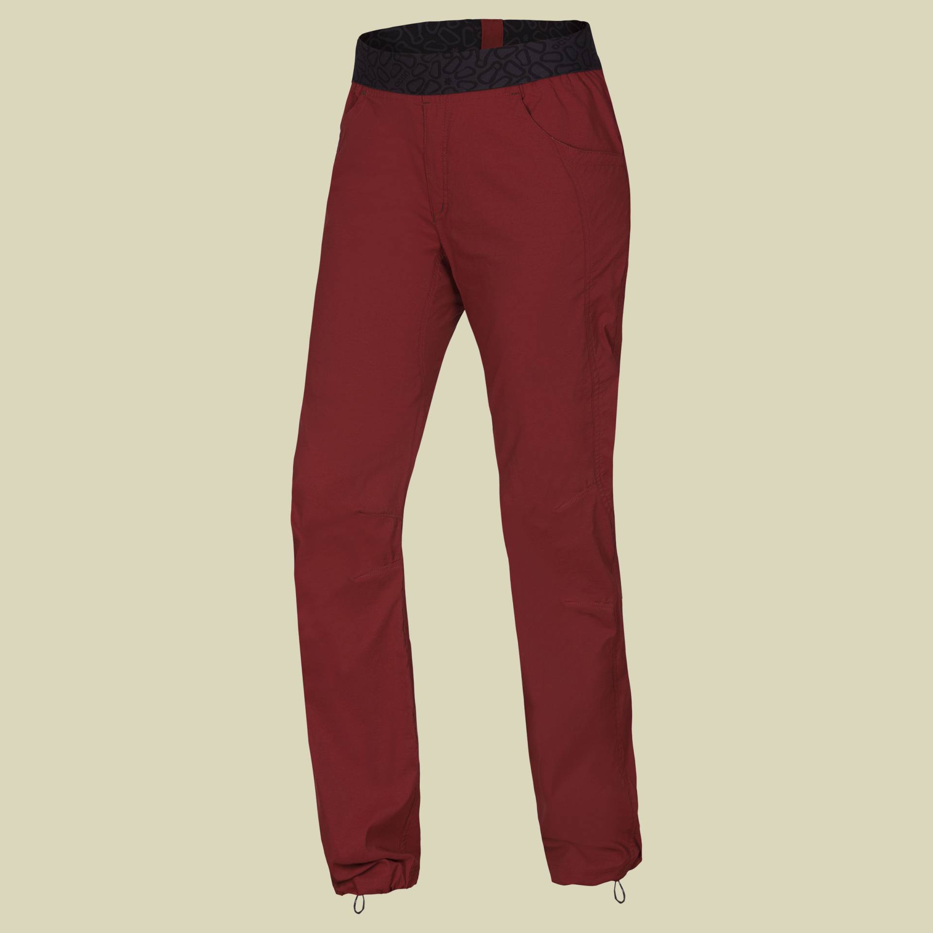 Mania Pants Men rot M - wine merlot von Ocun