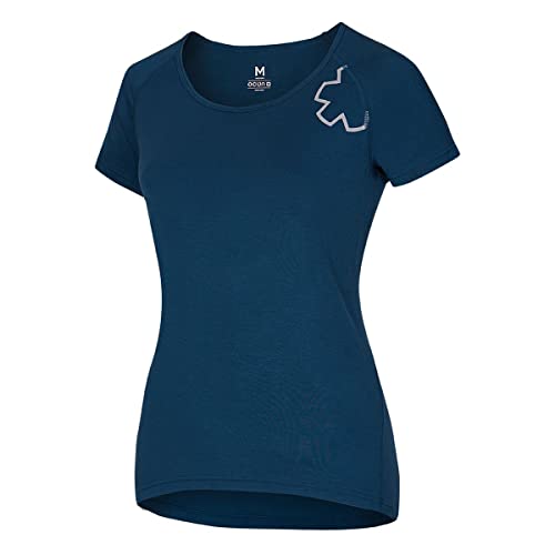 Ocun Damen Women's Bamboo T Blossom T Blau S von Ocun