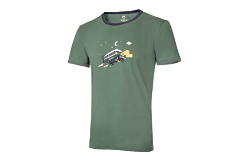 Ocun Herren Classic Organic Magic Bus T-Shirt, Green Duck, M von Ocun