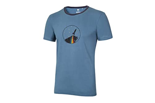 Ocun Herren Classic T Organic Rainbow Rocket T Blau XXL von Ocun