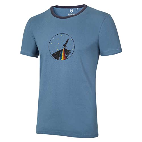 Ocun Herren Classic T Organic Rainbow Rocket T Blau XXL von Ocun