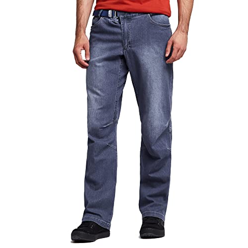 Ocun Hurrikan Jeans Boulderhose Middle Blue,S von Ocun