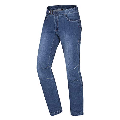 Ocun Hurrikan Jeans Boulderhose Middle Blue,XXL von Ocun