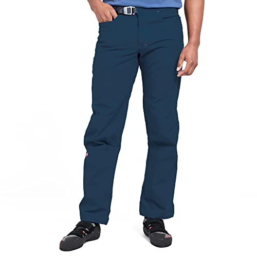 Ocun M Honk Pants Blau - Komfortable robuste Herren Kletterhose, Größe L - Farbe Blue Opal von Ocun