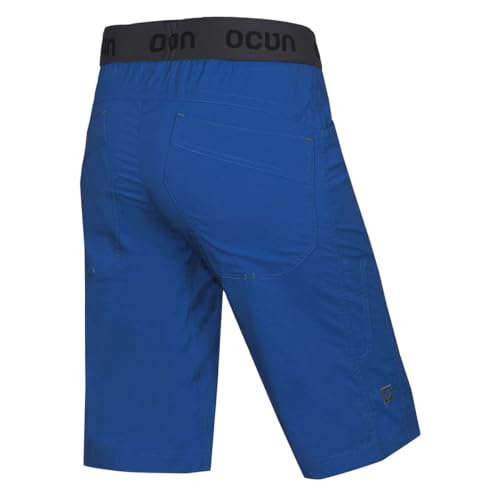 Ocun M Mania Eco Shorts Blau - Leichte schnelltrocknende Herren Klettershorts, Größe S - Farbe Blue Opal von Ocun