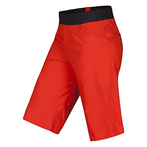 Ocun M Mania Shorts Orange - Ultraleichte elastische Herren Klettershorts, Größe L - Farbe Orange Poinciana von Ocun