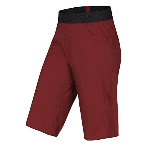 Ocun M Mania Shorts Rot - Ultraleichte elastische Herren Klettershorts, Größe M - Farbe Wine Merlot von Ocun