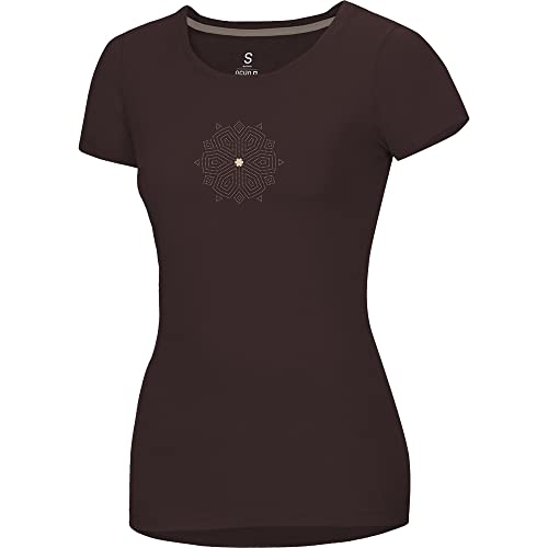 Ocun W Classic T Braun, Damen T-Shirt, Größe L - Farbe Mandala Chocolate von Ocun