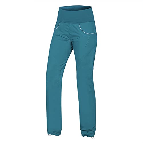 Ocun W Noya Eco Pants Blau - Elastische ultraleichte Damen Kletterhose, Größe M - Farbe Turquoise Deep Lagoon von Ocun