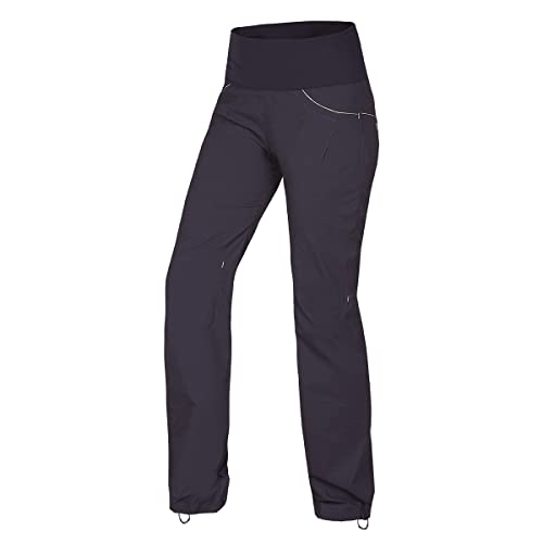 Ocun W Noya Pants Grau - Leichte atmungsaktive Damen Kletterhose, Größe L - Farbe Purple Graphite von Ocun