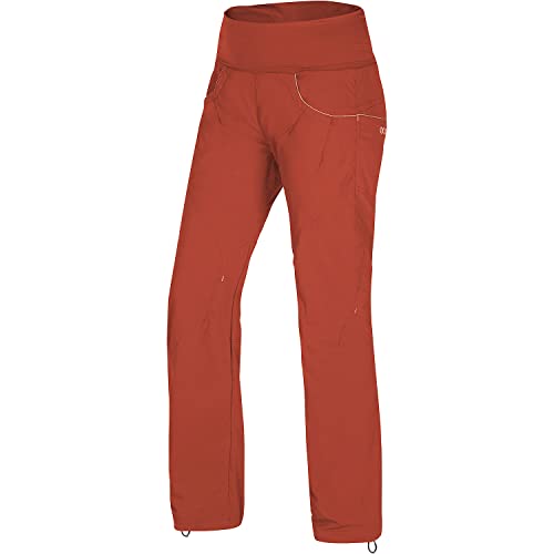 Ocun W Noya Pants Rot - Leichte atmungsaktive Damen Kletterhose, Größe L - Farbe Rooibos Tea von Ocun