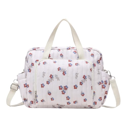 Ocuuer Blumenmütterlichkeitsbeutel Große Toilettenpäckbeutel for Frauen (rot und blau Blumen) (Style3) von Ocuuer