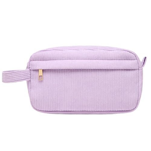 Ocuuer Cord -Bleistiftkoffer Make -up Tasche große Kapazität for Erwachsene Teenager (lila) von Ocuuer