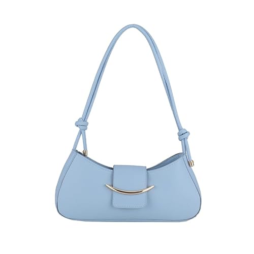 Ocuuer Crescent -Umhängetasche PU Leder Achselbinder Crossbody -Tasche for Frauen (blau) von Ocuuer