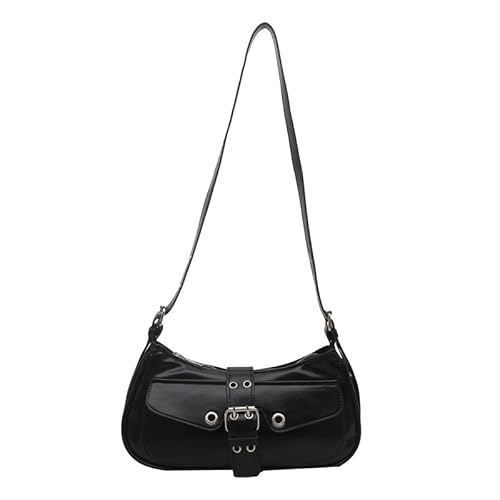 Ocuuer Frauen Cool Girl Stud Crossbody Bag PU Leder Stylish Date Umhängetasche (schwarz) von Ocuuer
