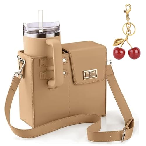 Outdoor Water Cup Aufbewahrungsbeutel Crossbody -Wasserflasche for Frauen (Khaki) von Ocuuer