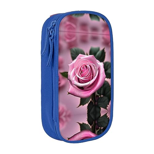 Oxford Cloth Pencil Case - Durable and Stylish Pen Case for School and Office Supplies Pink and Rose, blau, Einheitsgröße, Brustbeutel von OdDdot