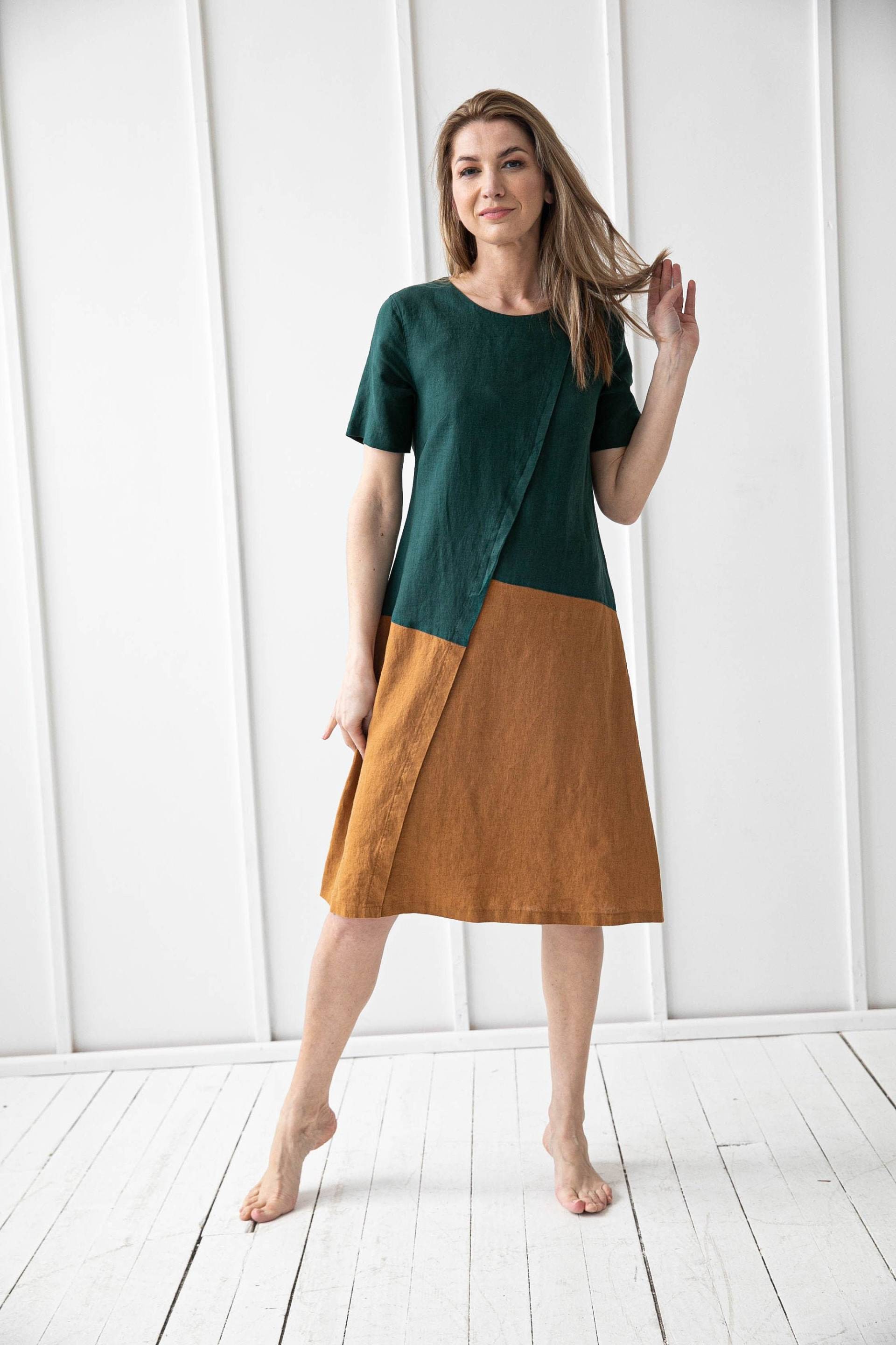 100% Leinenkleid/ 1235 von OdaLux