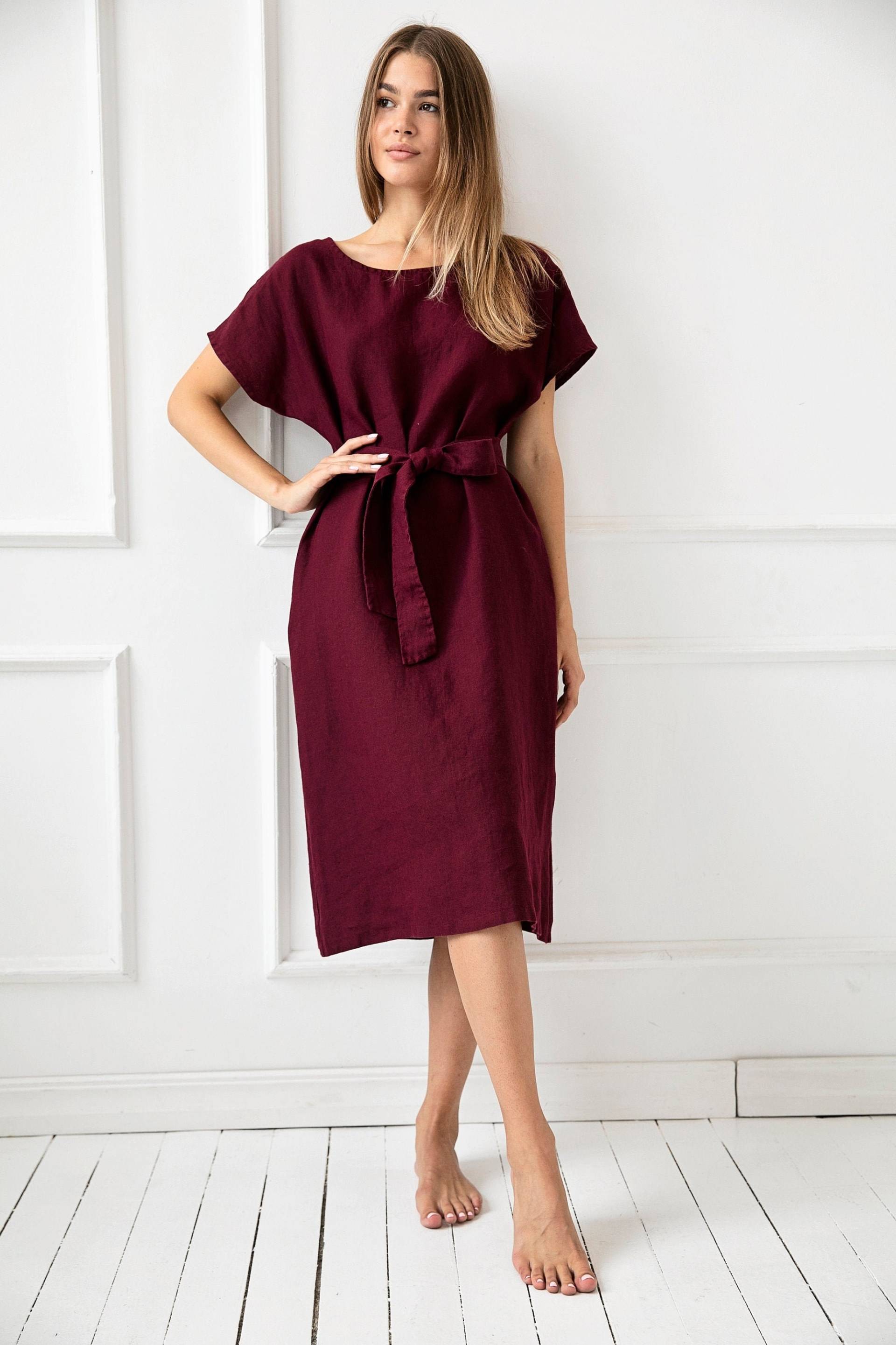 100 % Leinenkleid, Weiches Flachskleid, Umstandskleid/ 1271 100 % Leinenkleid, Weiches Flachskleid, Umstandskleid/ 1271 von OdaLux