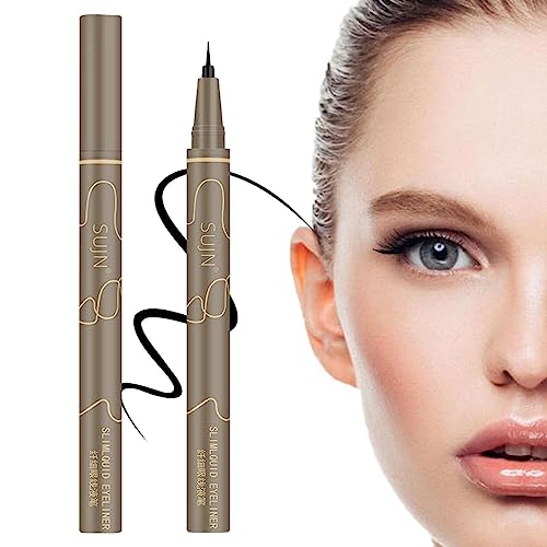 Eyeliner-Stift,Hochpigmentierter, extrafeiner Präzisions-Eyeliner mit flüssiger Tinte | Wischfester, langlebiger Eyeliner, wasserfestes Eyeliner-Make-up für den ganzen Tag Odavom von Odavom