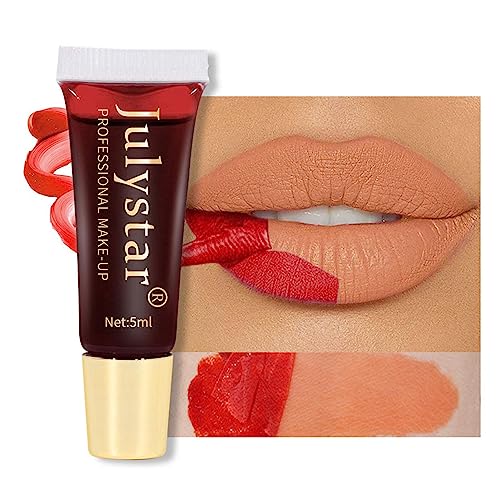 Magische Peel-Off-Lippenstifte - Abziehbarer, farbiger Lip Stain Gloss für Mädchen - Langlebiger, wasserfester Lippenfleck in natürlicher Farbe als Geschenk für Mädchen und Frauen – abziehen Odavom von Odavom