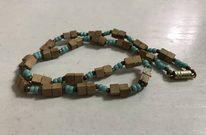 1970Er Jahren Perlen Halskette | Vintage Holzperle Und Seed Bead Schmuck 1970Er Jahren Perlen Halskette | Vintage Holzperle Und Seed Bead Schmuck von OddTwin