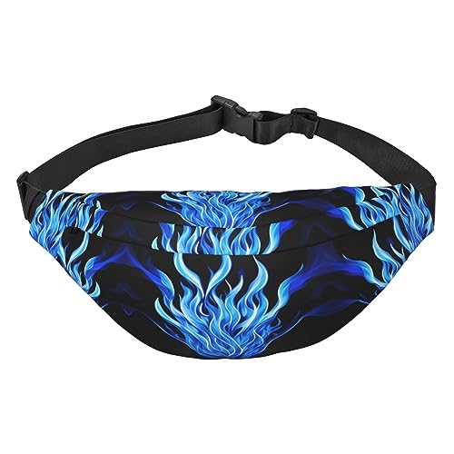 Wasserdichte Polyester Bauchtasche mit - leichte und langlebige Umhängetasche für Männer und Frauen Cartoon niedliche Otter, Indigo Flame, Einheitsgröße von Odddot