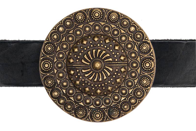 Vintage-Gürtelschnalle, Hergestellt in Den Usa Vermessingt Mit Aufwendigem Blumenmuster von OddsEndsandGoodStuff