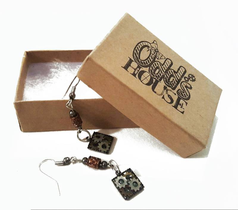 steampunk-Gear-Ohrringe steampunk-Gear-Ohrringe von OddsHouse