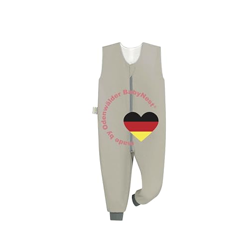 Odenwälder Baby Jersey-Schlafsack mit Füßen | Hopsi Hose 0,5 TOG | Sommer Schlafsack Overall (976, 110/116) von Odenwälder BabyNest