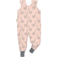 ODENWÄLDER Sommer-Schlafoverall Hopsi happy giraffe powder love von Odenwälder Babynest