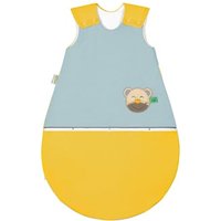 Odenwälder Jersey-Schlafsack mucki AIR color-blocking mustard von Odenwälder Babynest
