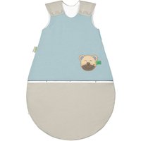 Odenwälder Jersey-Schlafsack mucki AIR color-blocking sweet chocolate von Odenwälder Babynest